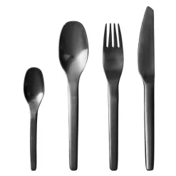 ENSO bestikksett 16 deler black finish