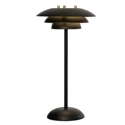 Epsilon Recharge portabel bordlampe 37 cm svart