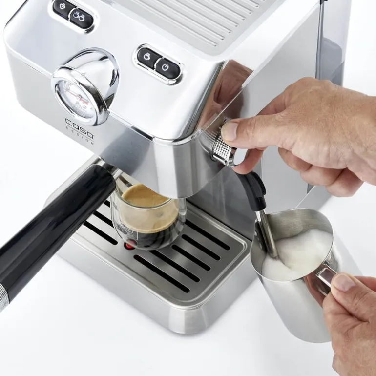 Espresso Gourmet espressomaskin sølv