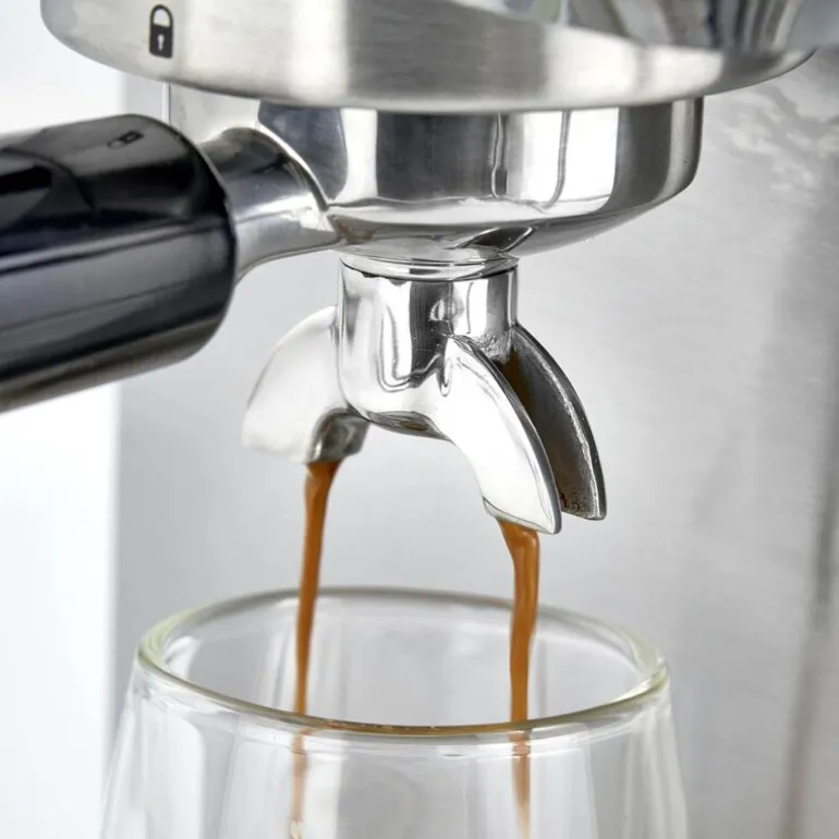 Espresso Gourmet espressomaskin sølv