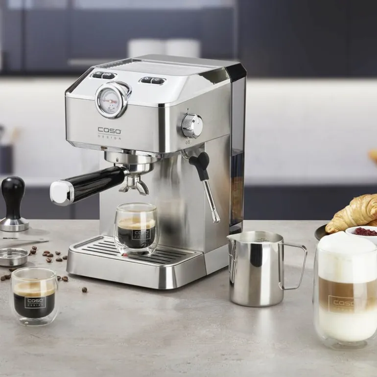 Espresso Gourmet espressomaskin sølv
