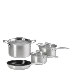 Essential 3-ply grytesett 4 deler inkl stekepanne stål/keramisk