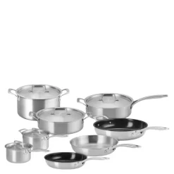 Essential 3-ply Stainless Steel grytesett 8 deler