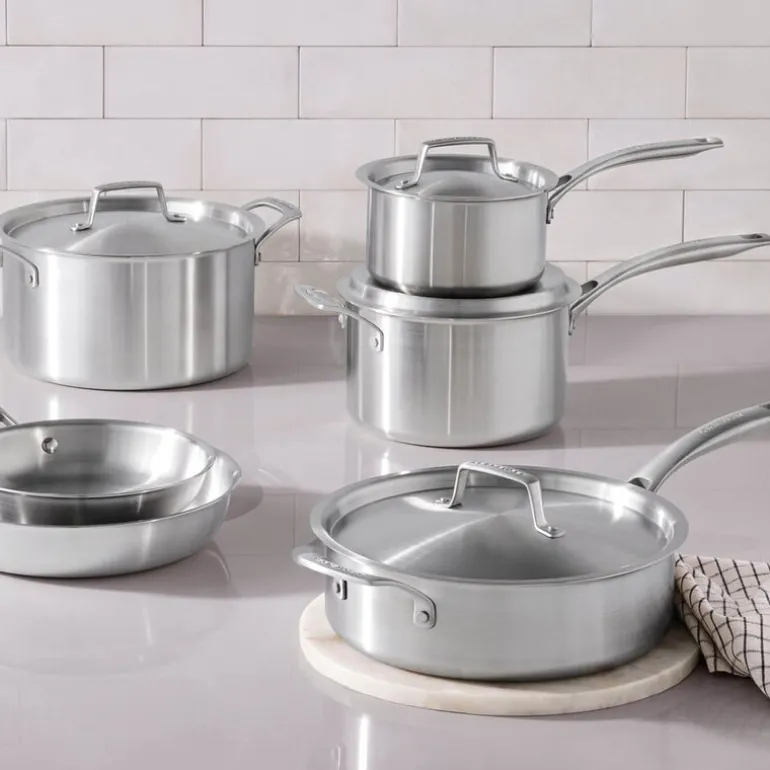 Essential 3-ply Stainless Steel grytesett 5 deler