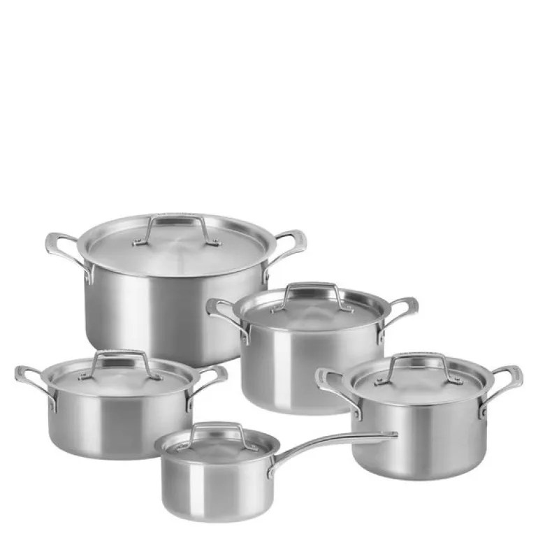 Essential 3-ply Stainless Steel grytesett 5 deler