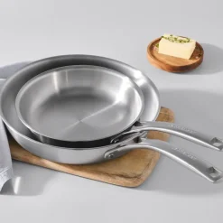 Essential 3-ply Stainless Steel stekepannesett 20/26 cm