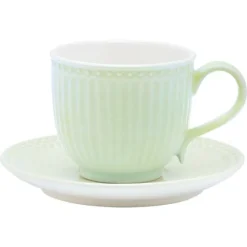 Everyday Alice kopp med fat 20 cl pale green