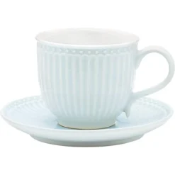 Everyday Alice kopp med fat 20 cl pale blue