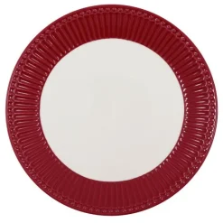 Everyday Alice tallerken 23 cm dark red