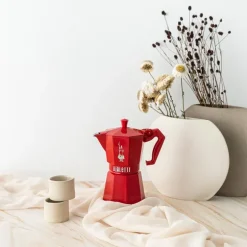 Exclusive espressokanne 6 kopper 25 cl rød