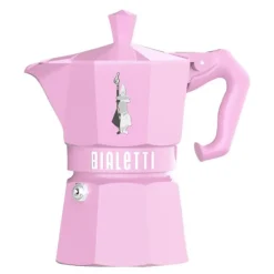 Exclusive Moka Express 3 kopper 13 cl rosa