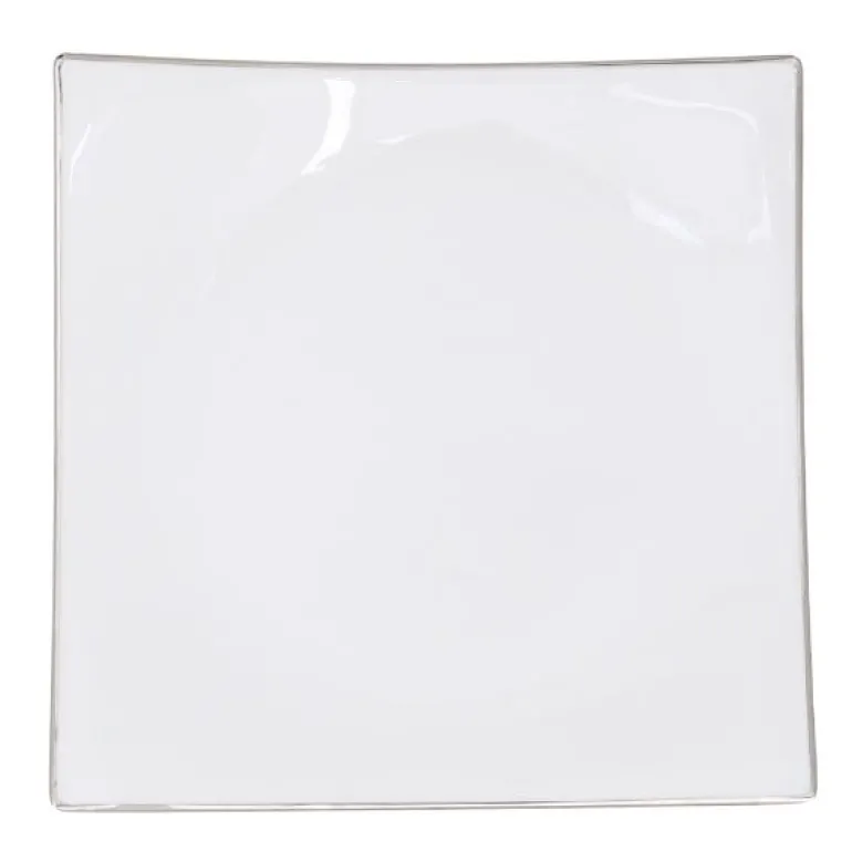 Extreme Platinum tallerken 26x26 cm