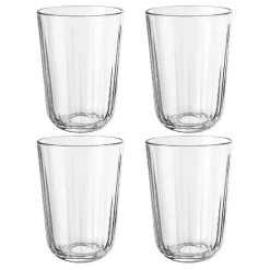 Facet drikkeglass 34 cl 4 stk