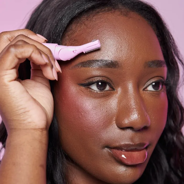 Facial Shaver øyenbrynstrimmer / ansiktstrimmer rosa