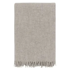 Falketind ullpledd 120x180 cm naturlig beige