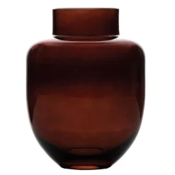 Family vase 11x8,4 cm brun