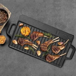 Fargo grillplate 37 cm svart