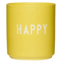 Favourite Fashion colour kopp HAPPY gul