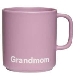 Favourite kopp med hank Grandmom 25 cl lavender