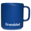 Favourite kopp med hank Granddad 25 cl midnight blue