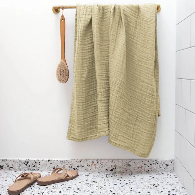 FINE badehåndkle 100x150 cm pale honey