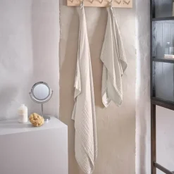 FINE gavepakke med badehåndkle og håndhåndkle stone