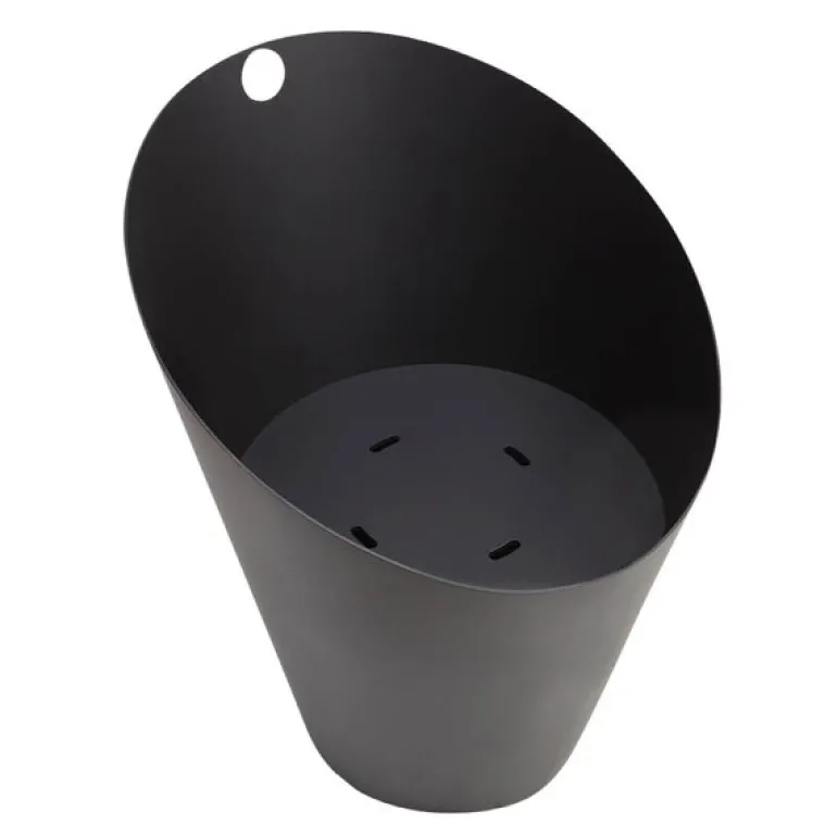 Fire pot ildsted 45 cm svart