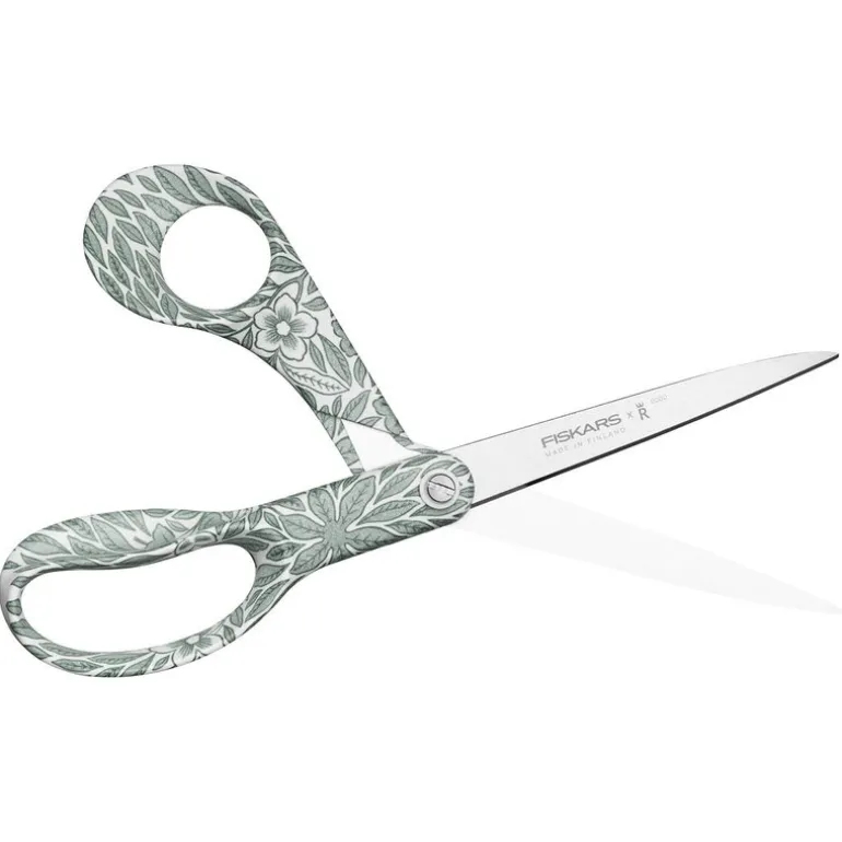 Fiskars x Rörstrand Ostindia Floris saks 21 cm grønn