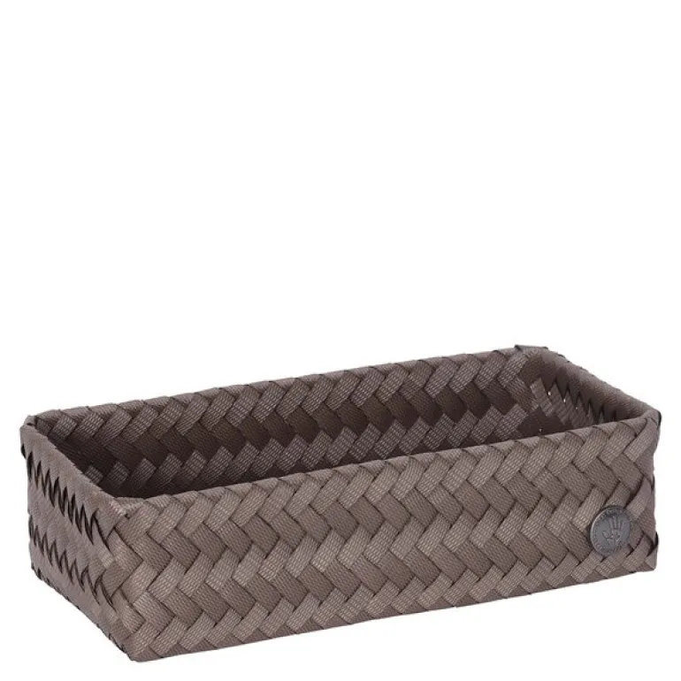 Fit Double Tiny oppbevaringskurv 24x12x7 cm taupe