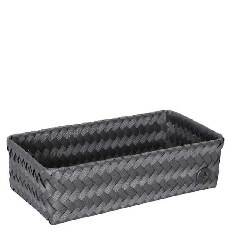 Fit Double Tiny oppbevaringskurv 24x12x7 cm dark grey