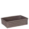 Fit stor oppbevaringskurv 36x24x10 cm taupe