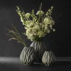 Flame vase 19 cm grønn