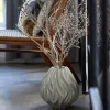 Flame vase 23 cm hvit
