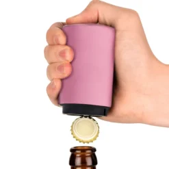 Flaskeåpner 9 cm rosa