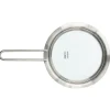 Flatt lokk 13 cm glass