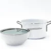Flatt lokk glass 20 cm