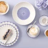 Fleur bleu fat til kaffekopp 14,8 cm blå
