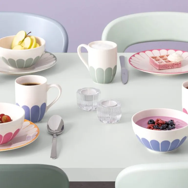 Fleur bleu frokostbolle 14 cm 43 cl blå