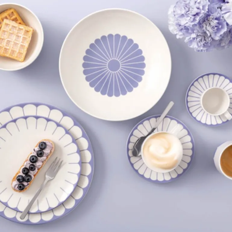 Fleur bleu frokostbolle 14 cm 43 cl blå