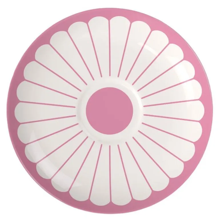 Fleur cassis fat til cappuccinokopp 17,5 cm rosa