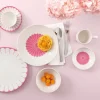 Fleur cassis fat til kaffekopp 14,8 cm rosa
