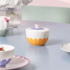 Fleur colour sukkerskål 27 cl multi