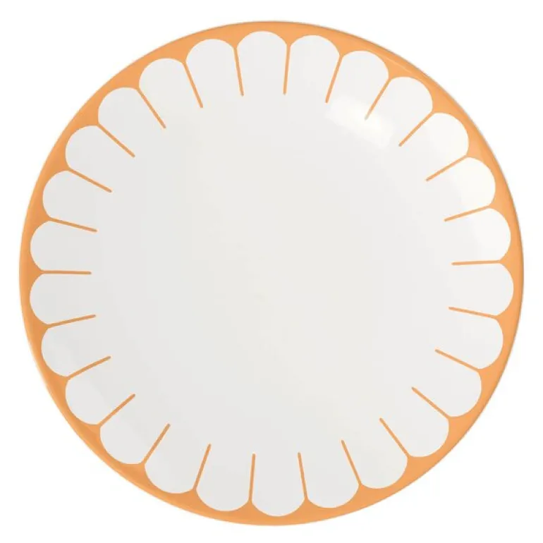 Fleur soleil middagstallerken 26,5 cm gul