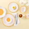 Fleur soleil pastaskål 24 cm 62 cl gul