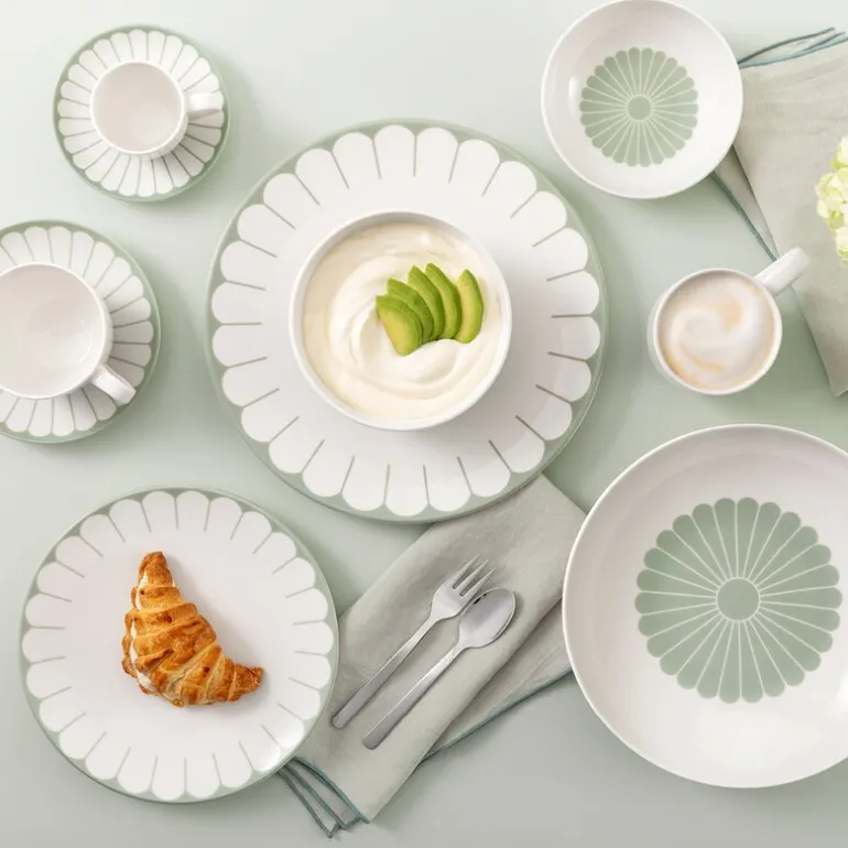 Fleur vert frokostbolle 14 cm 43 cl grønn