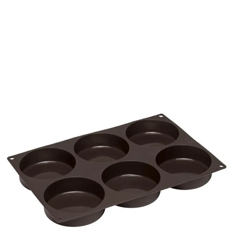 Flexiform BurgerBun bakeform til 6 stk hamburgerbrød à 8,5 cm