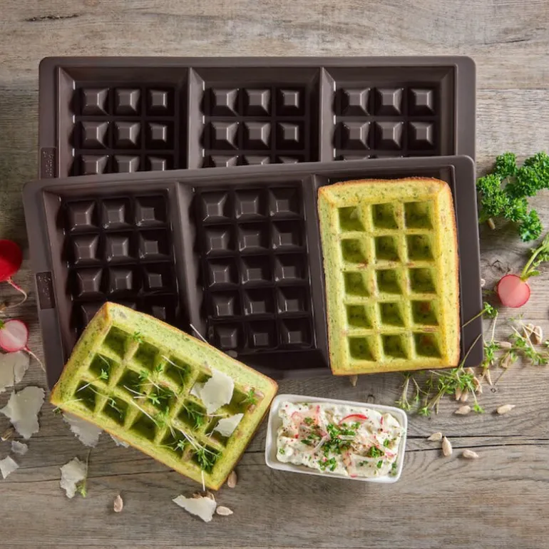 Flexiform Waffel bakeform til 6 stk vafler