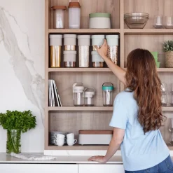 Flip Storage oppbevaringsboks M med lokk beige
