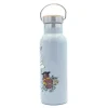Flåklypa drikkeflaske 500 ml Retro grå