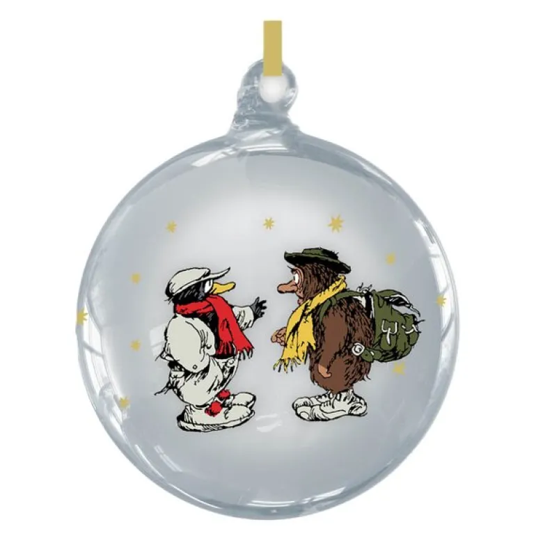 Flåklypa julekule 8 cm Samtalen